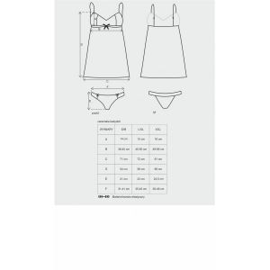 Caramella koszulka i stringi L/XL