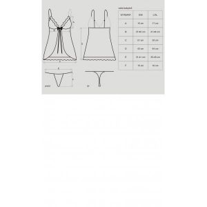 Catia babydoll i stringi L/XL