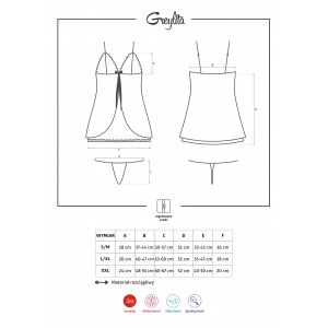 Greylita babydoll XXL