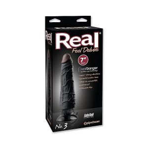 Dildo czarnoskóre Real Feel Delux 3 Black
