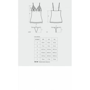Lovia koszulka i stringi L/XL